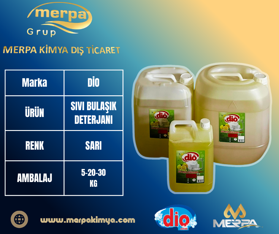 DİO SIVI BULAŞIK DETERJANI 
